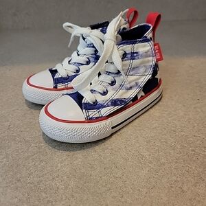 Converse  Chuck Taylor American Flag Toddler Kids High Tops Sz 6